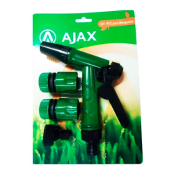 Conjunto Pistola 4 pcs. (Engate + Conector) A01012 Ajax