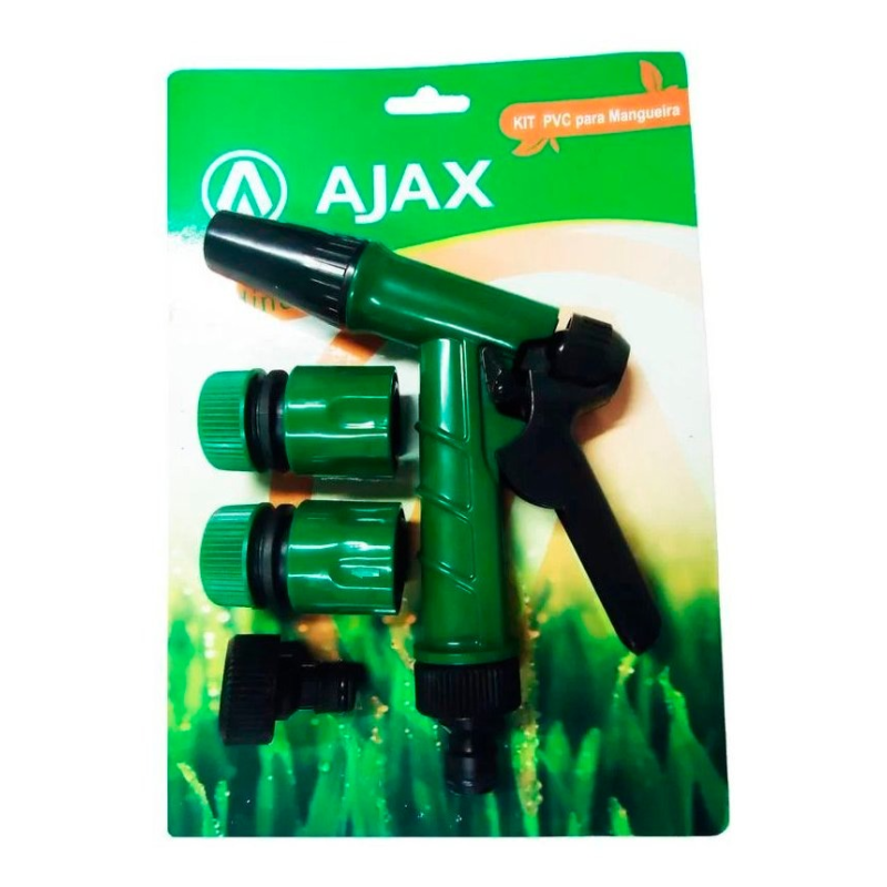 Conjunto Pistola 4 pcs. (Engate + Conector) A01012 Ajax