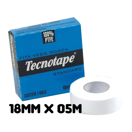 Fita Veda Rosca 18 mm. x 05 m. Tecnotape