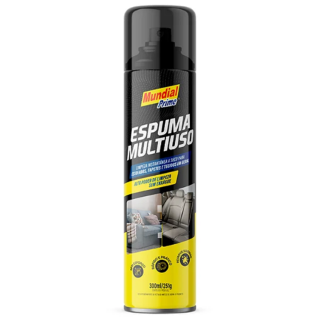 Espuma Multiuso sem Enxague 300 ml. Mundial Prime