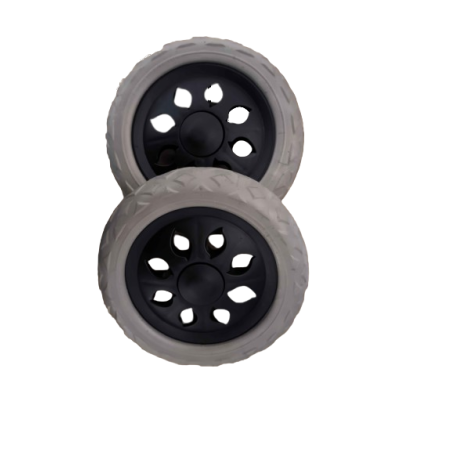 Roda para Carrinho 6" - 15 cm. Kit 2 peças ID-9103C Idea