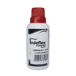 Corante Liquido Vermelho Pacote 12 peças Indeflex