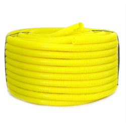 Conduite PVC Anti Chama DN25 Amarelo 3/4" x 50 m. Bravo