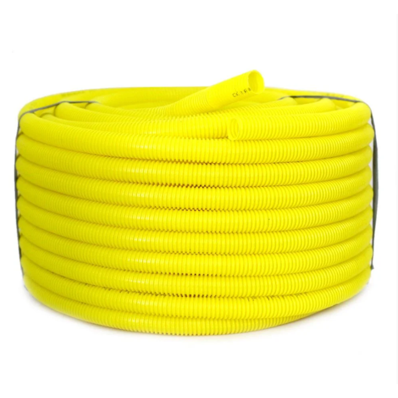 Conduite PVC Anti Chama DN25 Amarelo 3/4" x 50 m. Bravo