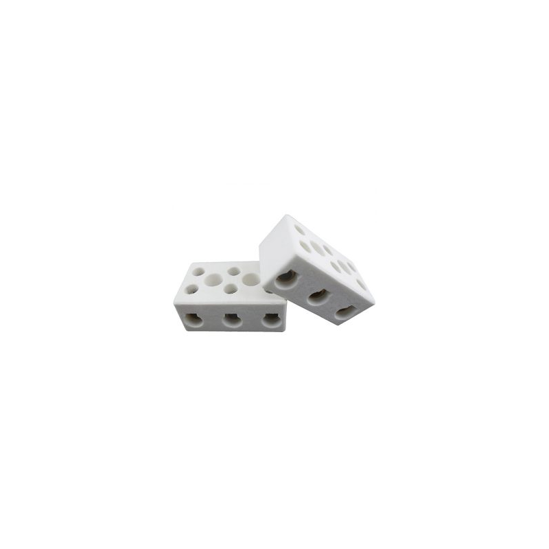 Conector de Porcelana 16 mm. 3P Prismatec