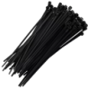 Abracadeira de Nylon Preta 2,5 mm. x 200 mm. - 100 pcs.