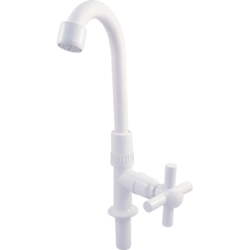 Torneira 5095CM Lavatorio Bica Movel ABS Branco Hidropal