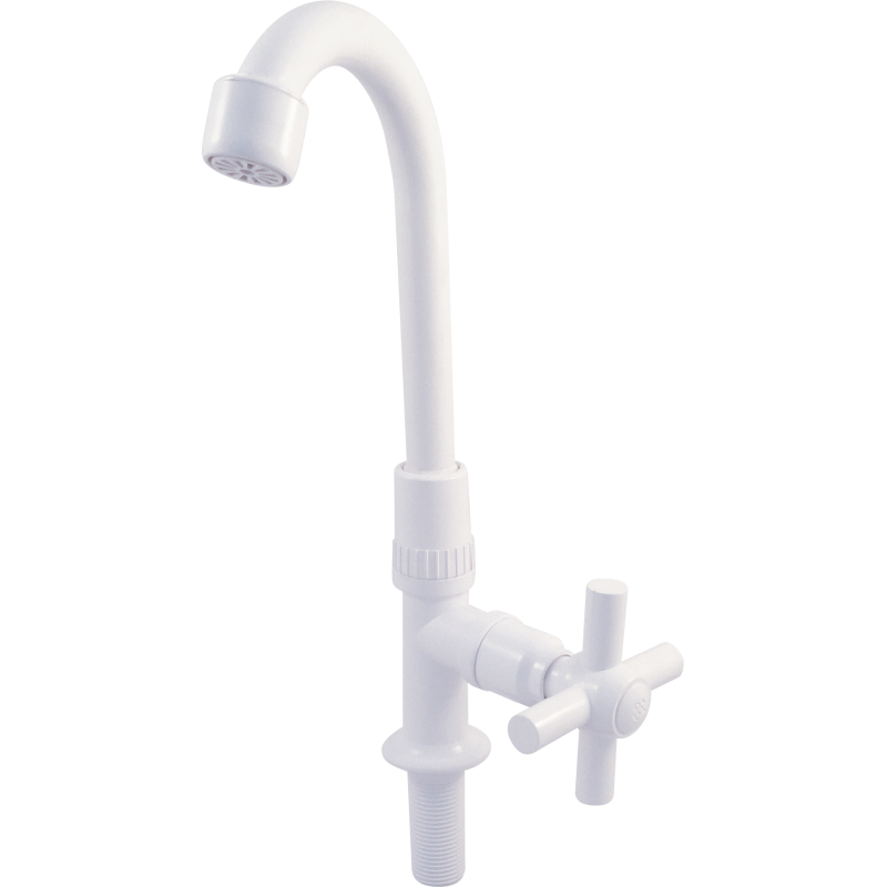 Torneira 5095CM Lavatorio Bica Movel ABS Branco Hidropal