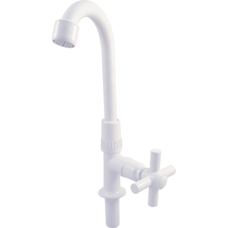 Torneira 5095CM Lavatorio Bica Movel ABS Branco Hidropal