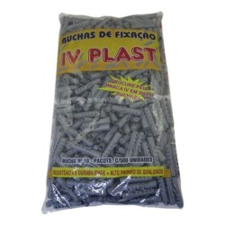 Bucha Plastica N° 08 Pacote 1000 pcs. IV Plast