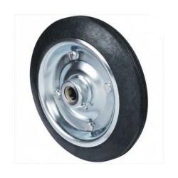 Roda para Carrinho 15,5 cm. Pneu Maciço 2 cm. ID-3461R Idea