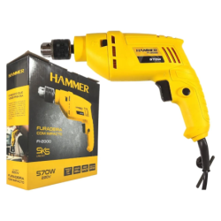 Furadeira de Impacto 10 mm. - 3/8" 570W 220V FI2000 Hammer