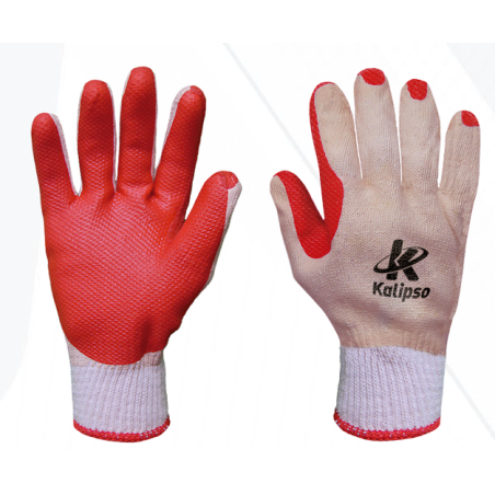 Luva de Malha Banho Red Grip Vermelho Tam. 09/G Kalipso