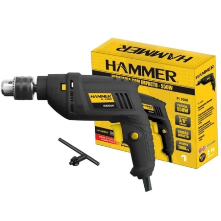 Furadeira de Impacto 10mm. 550W 127V FI1000 Hammer