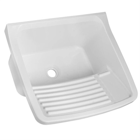 Tanque Plastico Pequeno 28 x 55 x 43 cm. 15 l. Branco Metasul