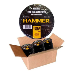 Fita Isolante 05 m. Anti-Chama Pacote 10 pecas Hammer