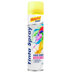 Tinta Spray 400ml. Luminoso Amarelo Mundial Prime