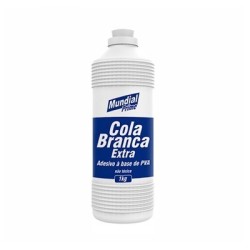 Cola Branca PVA Extra 1 Kg. Mundial Prime