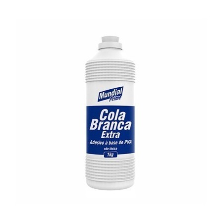 Cola Branca PVA Extra 1 Kg. Mundial Prime