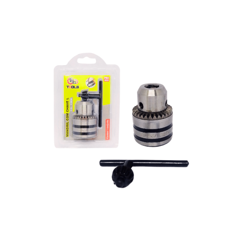 Kit Mandril e Chave 1.5 - 13 mm. 2 peças FBG3101