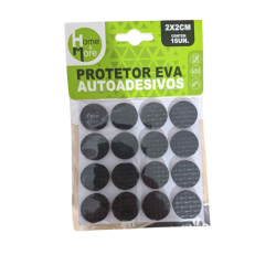 Protetor Pé de Móveis EVA Auto Adesivos 16 peças 2 x 2 cm. HM-535