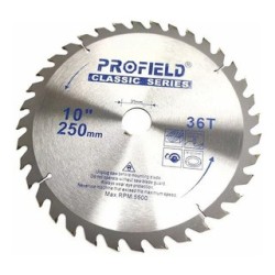 Disco de Serra Circular 110 mm. x 22 mm. - 36 dentes Profield