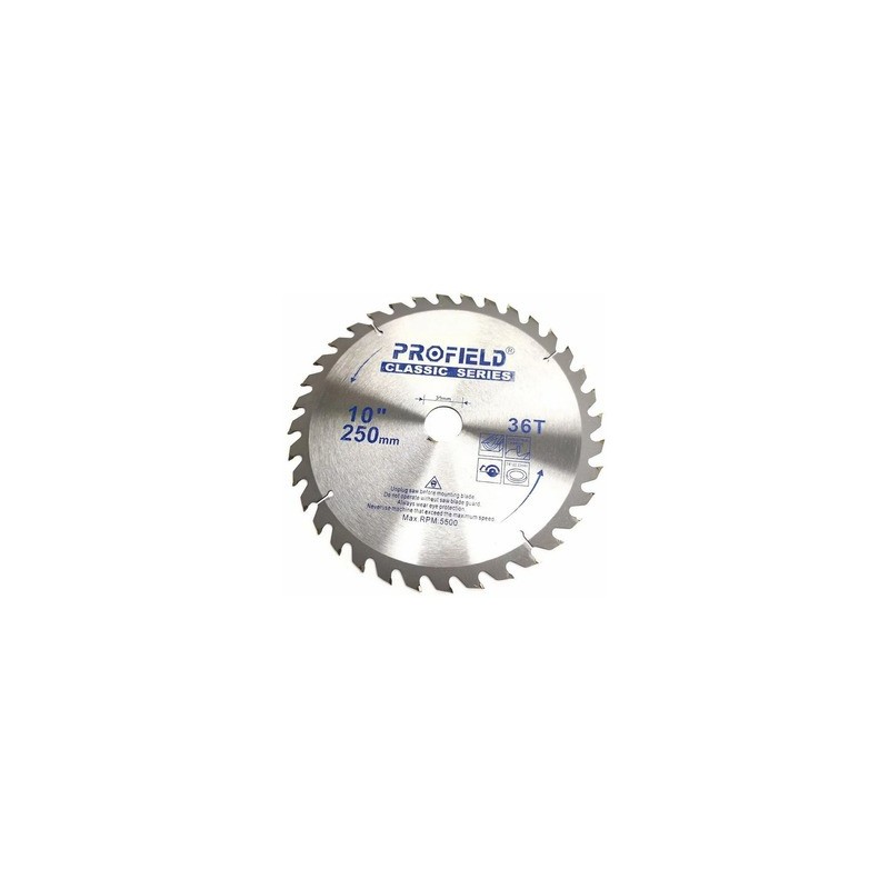 Disco de Serra Circular 110 mm. x 22 mm. - 36 dentes Profield