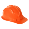 Capacete Inmetro CA 31469 Laranja Plastcor