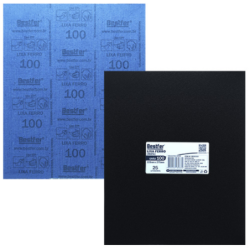 Lixa Ferro Preta 22,5 x 27,5 cm. Grão 100 - 25 folhas BFH3333 Bestfer