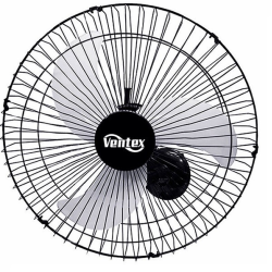 Ventilador de Parede 60 cm. Preto 210W Bivolt Ventex