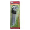 Chave Allen/Torx com Furo Longa Jogo 9 peças Cromo Vanádio ID-4531H Idea