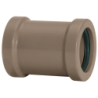 Luva de Correr Marrom PVC 25 mm. Pacote 12 peças Shiva