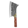 Cutelo Lâmina 7" Faca 29 cm. Cabo Metal e Madeira + Bainha SQ 4444