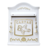 Caixa de Correio PVC Colonial 26P Branca Real