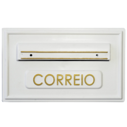 Caixa de Correio PVC 5P Branca Real