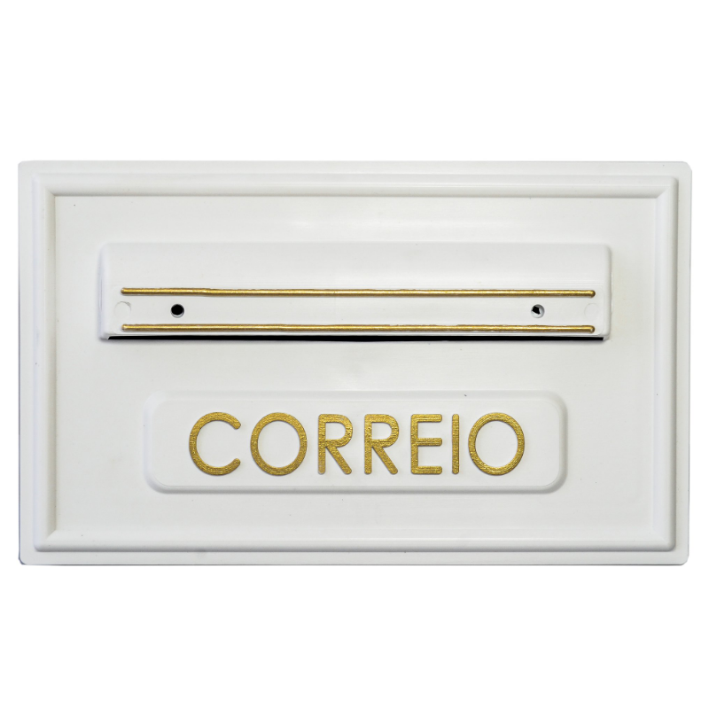 Caixa de Correio PVC 5P Branca Real