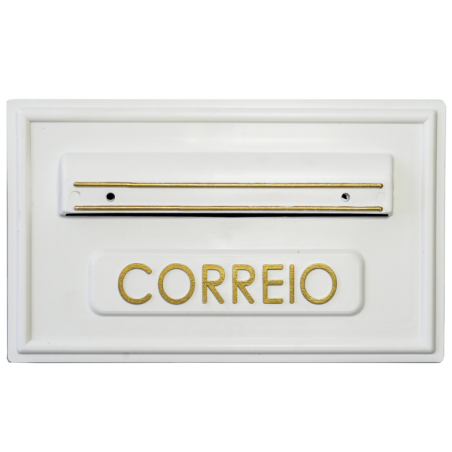 Caixa de Correio PVC 5P Branca Real