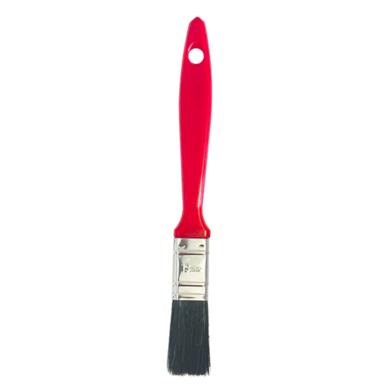 Trincha Cerda Preta Cabo Vermelho 3/4" Compel