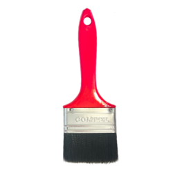 Trincha Cerda Preta Cabo Vermelho 3" Compel