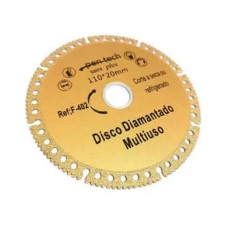 Disco de Corte Diamantado Multiuso 110 mm. x 22/23 mm. F-402A Saint Plus