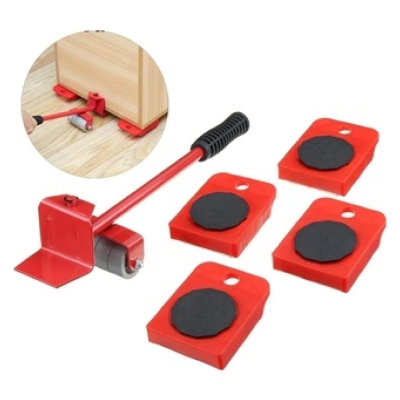 Kit Movedor de Móveis 4 Rodinhas Grandes Mudança F-278 Saint Plus