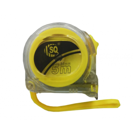 Trena Estojo Transparente 5 m. x 25 mm. SQ 3096