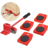 Kit Movedor de Móveis 4 Rodinhas Grandes Mudança F-278 Saint Plus