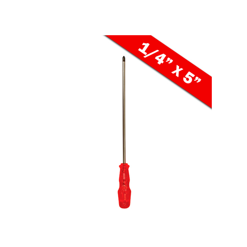 Chave Phillips 1/4" x 5" - PH2 x 125 mm. CRV Imantada BFH0491 Bestfer