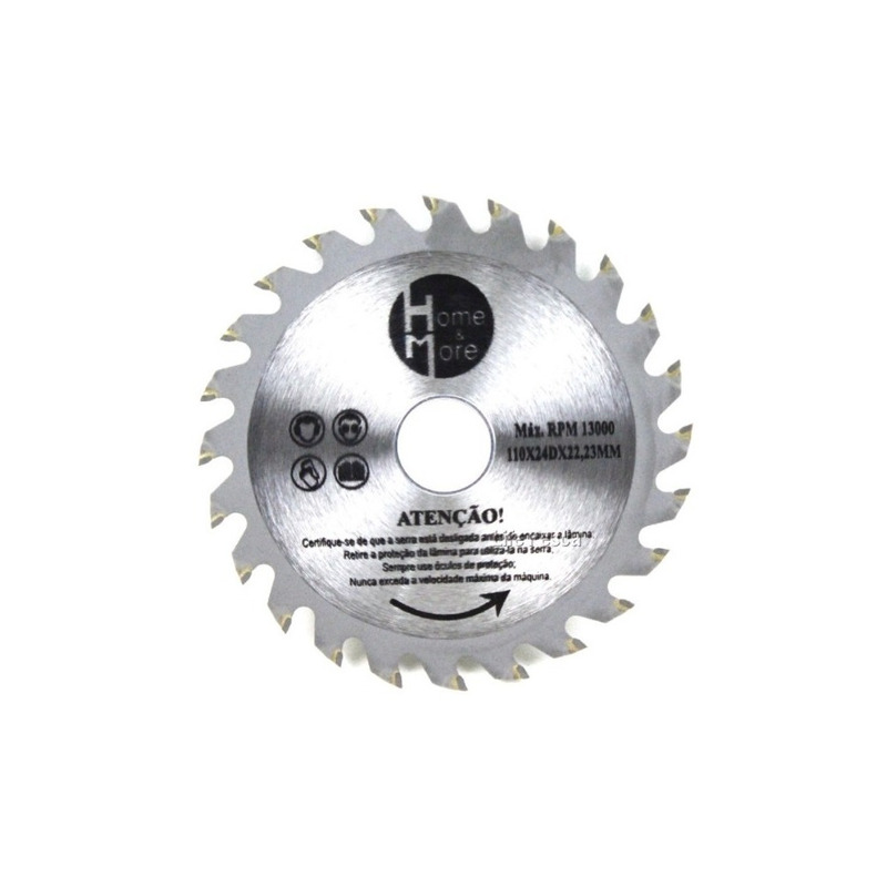 Disco de Serra Circular 4"/110 mm. - 24 dentes  HM-52
