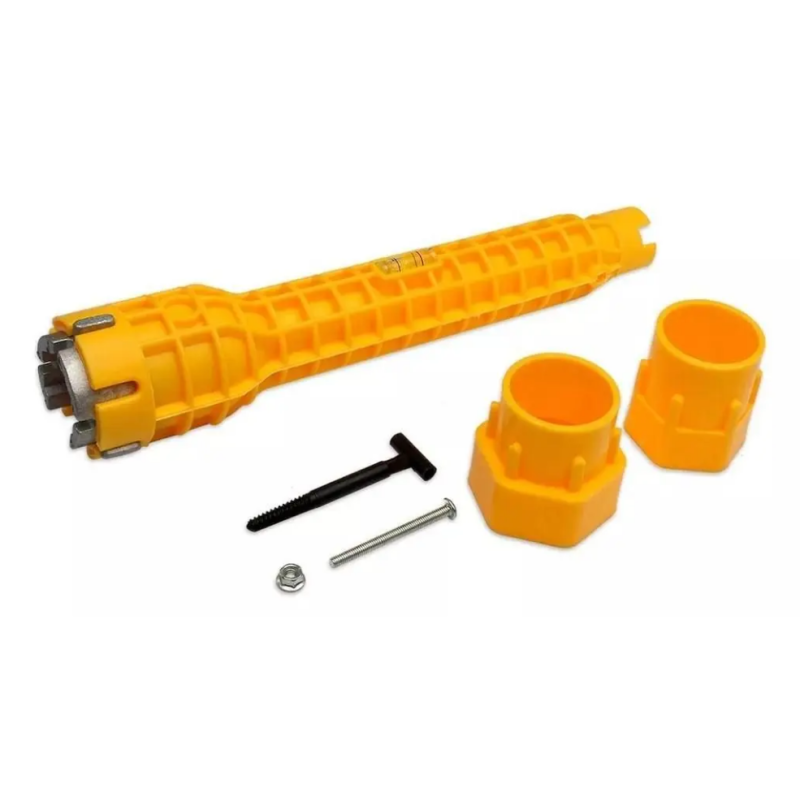 Chave Torneira Multifuncional 8 em 1 Hidráulica com Nível SQ4401