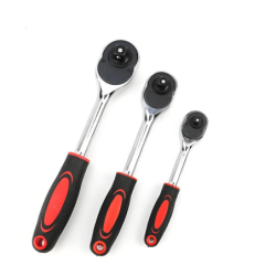 Chave catraca Kit 3 peças - 1/2"  3/8"  1/4" ID-4776H Idea