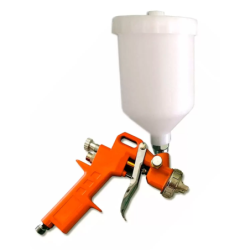 Pistola de Pintura Tanque Topo 600 ml. Baixa pressão 2-3 HP ID-3815G Idea