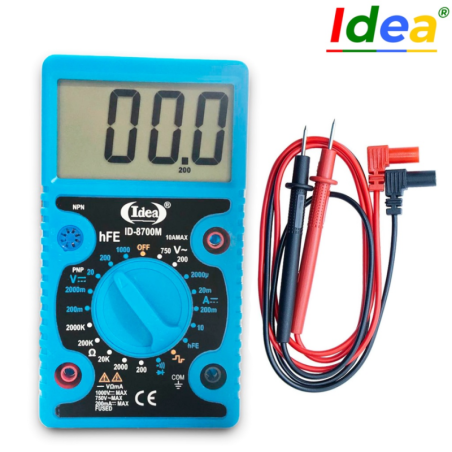 Multimetro Digital Profissional Multi Funções ID-8700MT Idea