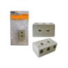 Conector de Porcelana 10 mm. Tripolar BFH1521 Bestfer